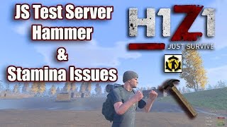 H1Z1 Repair Hammer and Stamina Issues Test Server