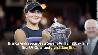 Bianca Andreescu beats Serena Williams to win US Open