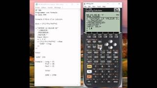 hp 50g - progammer une formule