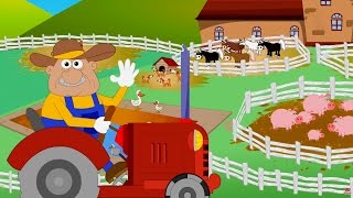 Old MacDonald Had A Farm | Nursery Rhymes | Kids Songs | Baby Rhymes | Farm Song