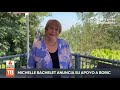 Michelle Bachelet anuncia su apoyo y voto por Boric