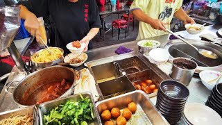 The Most Popular Food in South District,Taichung 2/台中南區-排骨麵,爌肉飯,乾麵,豬血湯 - Taiwanese Street Food