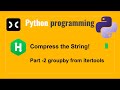 Compress the String! | HackerRank | Itertools | groupby