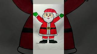 Advance Christmas drawing❤ #viral #shorts #youtubeshorts #trending #christmas #santaclaus
