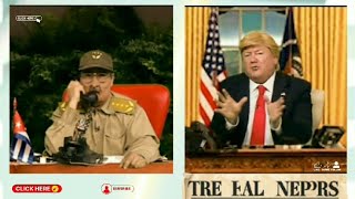 Se filtra llamada de Raul Castro y Trump.  ( Humor )