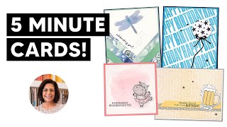 🔴7 Handmade Birthday Cards to Make in 5 Minutes & Free Product Giveaway!