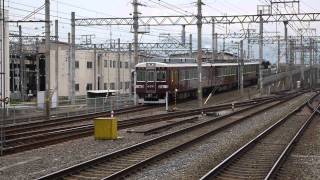 阪急電鉄 3300系 3326F  準急 天下茶屋行き 6300系 6351F 嵐山線  桂駅 20150509