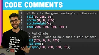 How to Comment Your Code in p5.js (1.6)