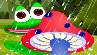 Froggie Froggie Come Out To Play Rhymes|Popular Nursery Rhymes For Children|Best Rain Songs For Kids
