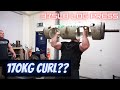 MARIUS LALAS CURLS 170KG?? || Log Pressing with the WORLDS STRONGEST BROTHERS