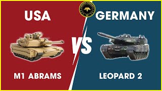 Who Wins!! M1 Abrams vs Leopard 2: Which Tank is the Most Powerful | Military Summary