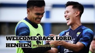 welcome back lord henhen | latihan persib kamis 30 november 2023 💙