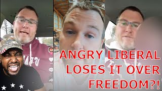 Angry TikTok Liberal Loses His Mind Over Chiropractor Supporting The Constitution And Freedom
