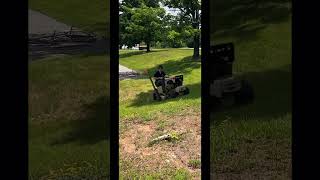 Flexing out Sears Suburban on a hill with a Haban Sickle Bar Mower