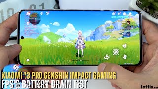 Xiaomi 13 Pro Genshin Impact Gaming test | Snapdragon 8 Gen 2, 120Hz Display