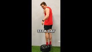 I did 333 Calf raises Every Day for 30 Days #shorts