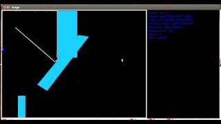 Bug 2 algorithm simulation 1