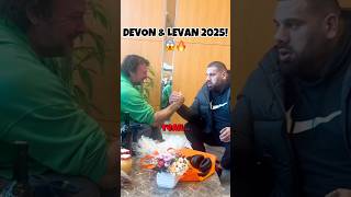 Devon Larratt and Levan Saginashvili 2025! 😱 #armwrestling #devonlarratt #levansaginashvili #shorts