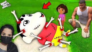 Franklin Breaks All The Bones Of Shinchan | Dora - GTA 5