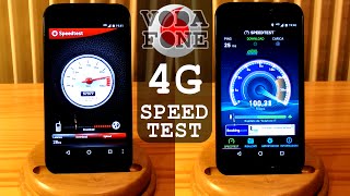 Vodafone 4G LTE SPEED TEST - Download Upload Ping