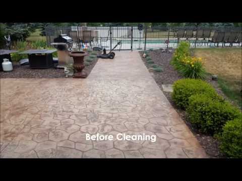 Stamped concrete cleaning and sealing - Rendall's Cleaning Stamped concrete cleaning and sealing - Rendall's Cleaning