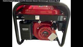 Notstromaggregat 4-Takt 6,5 PS Generator Benzin Stromerzeuger Erdmann Tools