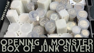 Opening a MONSTER BOX of Junk Silver!