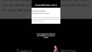 Oscars Blind Items : Part 3