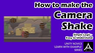 Unity Beginners - How to create simple camera shake