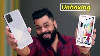 Samsung Galaxy A71 Unboxing \u0026 First Impressions ⚡⚡⚡ SD730, 64MP Cameras And More