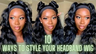 10 Ways to Style Your Headband Wig | Tan Dotson