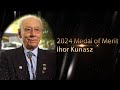 Ihor Kunasz, 2024 Medal of Merit, Mining & Minerals Education Foundation