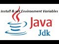 How to download & install JAVA JDK/JRE and Set Environment Variables Beginner | Vicxacle XR