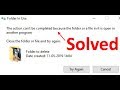 Fix The action cannot be completed because the file is open in another program on Windows 10/11
