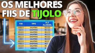 OS TOP 10 MELHORES FUNDOS IMOBILIÁRIOS DE TIJOLO, PAGANDO BONS DIVIDENDOS!