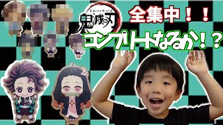 鬼滅の刃 全員集中！みつめて！アクリルチャームを開封したよ コンプリートなるか！？