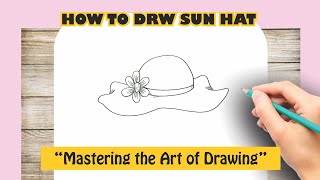 how to draw SUN HAT