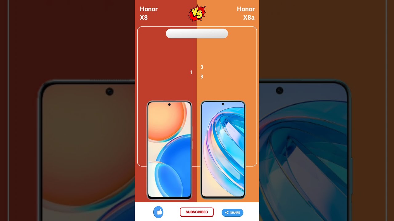 Honor X8 Vs Honor X8a | Quick Comparison ⚡ - YouTube