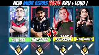 When NEW MIBR Aspas \u0026 MIBR nZr Faced KRU Keznit \u0026 LOUD Waved in Radiant Ranked | Valorant