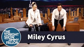 Miley Cyrus Gives Jimmy an Ashtanga Yoga Lesson