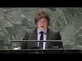 Javier Milei claims UN is turning into 'leviathan' like organisation