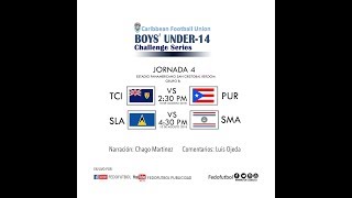 Eliminatorias Del Torneo U-14 | ISLAS TURCOS Y CAICOS VS PUERTO RICO - JORNADA 4