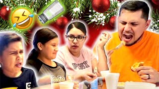 I COOKED SUPER SALTY TO SEE HOW MY FAMILY WOULD REACT **Vlogmas Day 10** | PRANK | The DMK Family