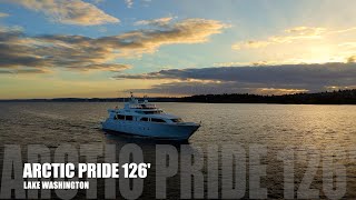 Arctic Pride on Lake Washington | 126' Super Yacht Adventure