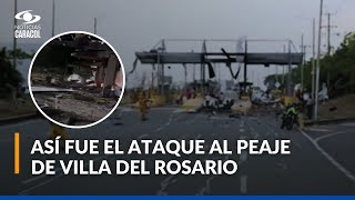 Alcalde de Villa del Rosario confirma que un carro bomba destruyó el peaje de la zona