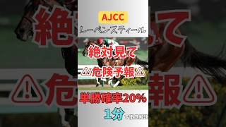 【AJCC2025】　レーベンスティール#競馬 #ajcc #レーベンスティール