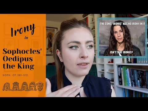 What is the irony in Oedipus?