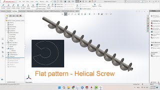 Khai triển cách vít đẩy liệu thực tế bằng Solidworks # 3