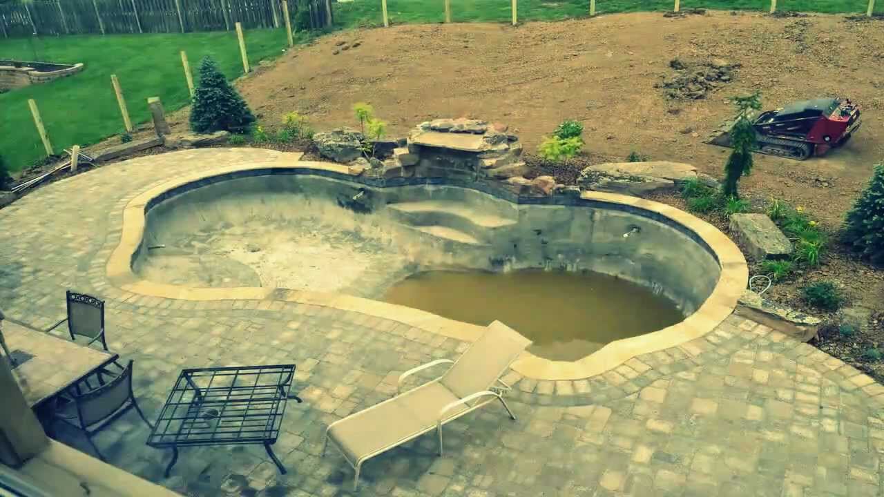 Pool Landscaping Timelapse Youtube