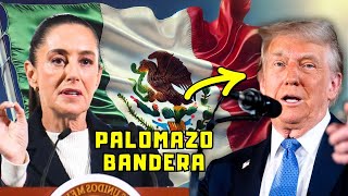 Claudia Da un TREMENDO PALOMAZO a la Bandera de México y Hace Llorar al Comandante